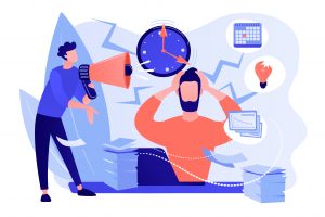 autoexigencia agotamiento sociedad rendimiento ilustración